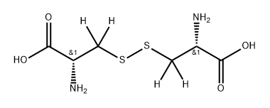 L-Cystine-3,3,3',3'-d4 Structure