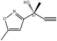 (R)-2-(5-methyl-1,2-oxazol-3-yl)but-3-yn-2-ol, 1202771-72-9, 结构式