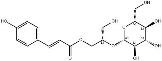 王百合苷 结构式
