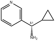 (1S)CYCLOPROPYL-3-PYRIDYLMETHYLAMINE Structure