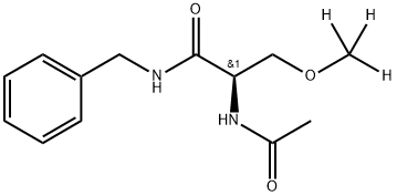 (2R)‐ラコサミド‐D3 化学構造式