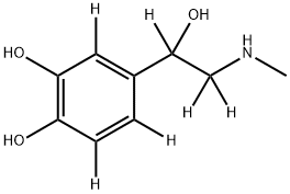 肾上腺素-D6 结构式