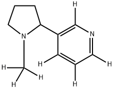 NICOTINE-D7 (N-METHYL-D3, PYRIDINE-D4) Struktur