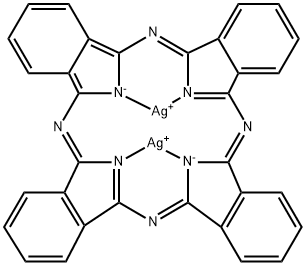 フタロシアニン 銀 化学構造式