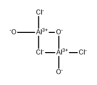 μ-chlorodichloro-μ-hydroxydihydroxydi-Aluminum Structure