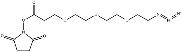 叠氮-三聚乙二醇-丙烯酸琥珀酰亚胺, 1245718-89-1, 结构式