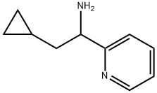 2-Pyridinemethanamine, α-(cyclopropylmethyl)- 结构式