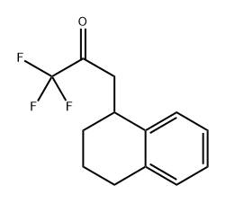 1,1,1-三氟-3-(1,2,3,4-四氢萘-1-基)丙烷-2-酮, 1272879-87-4, 结构式