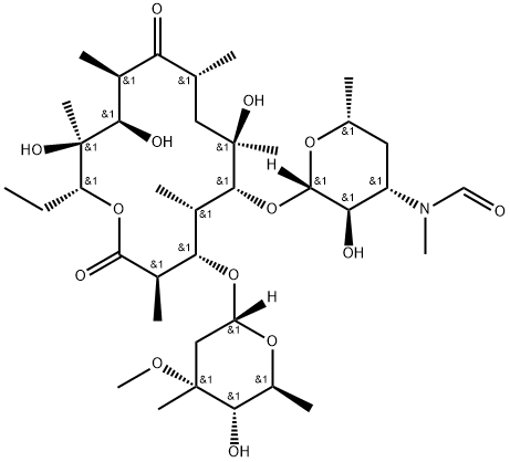 红霉素杂质 L 结构式