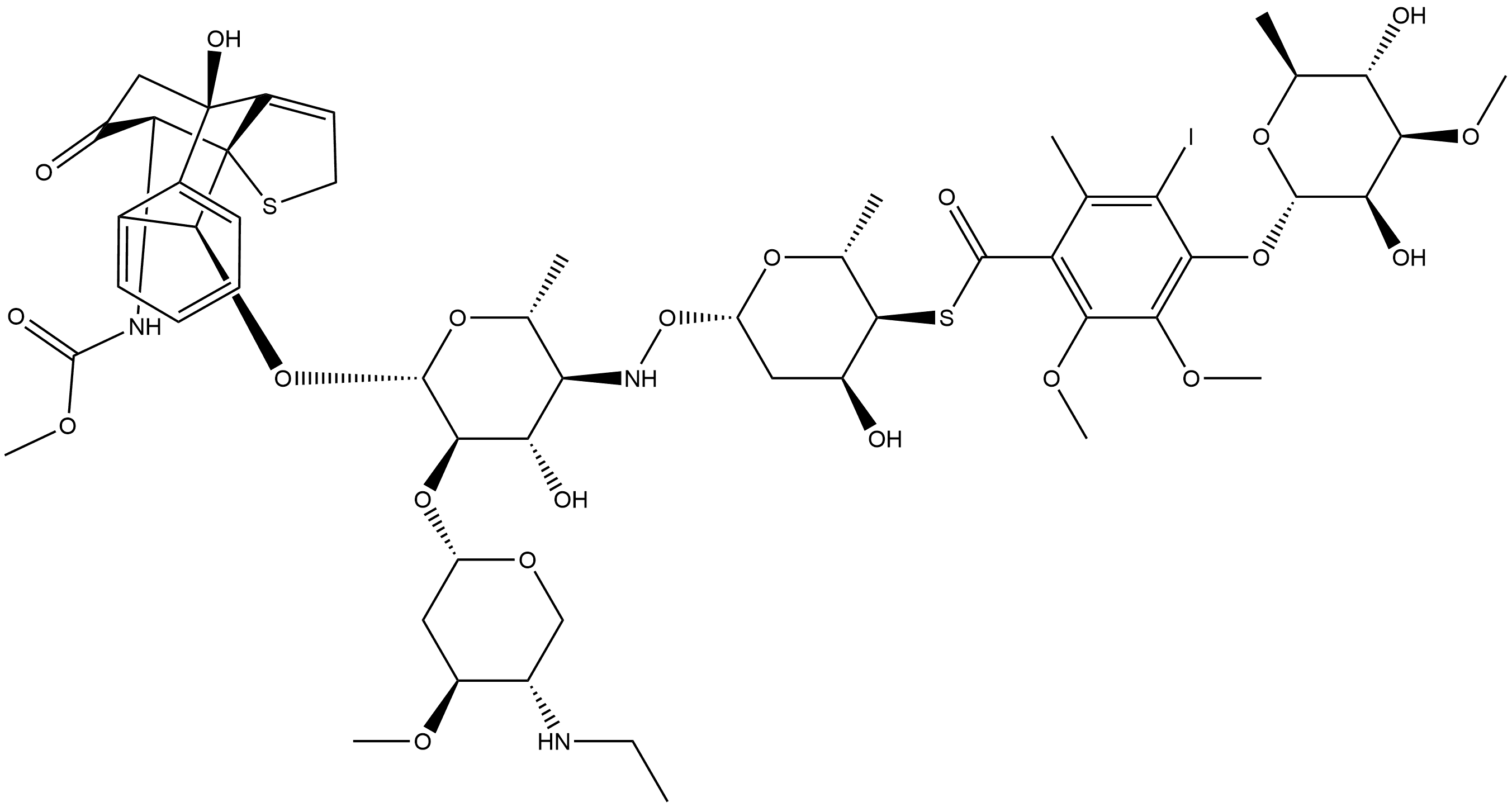 カリケアマイシンεI 化学構造式