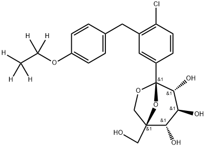 Ertugliflozin D5 Struktur