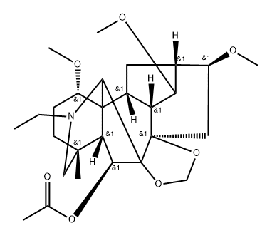 6-ACETYLDEPHELINE, 1310693-07-2, 结构式