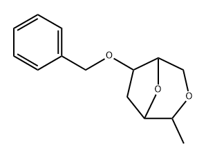 D-altro-Heptitol, 2,7:3,6-dianhydro-1,4-dideoxy-5-O-(phenylmethyl)- 结构式
