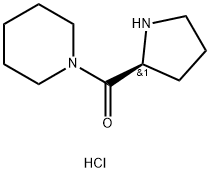 (S)-1-prolylpiperidine hydrochloride Struktur