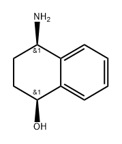 (1S,4R)-4-氨基-1,2,3,4-四氢萘-1-醇 结构式
