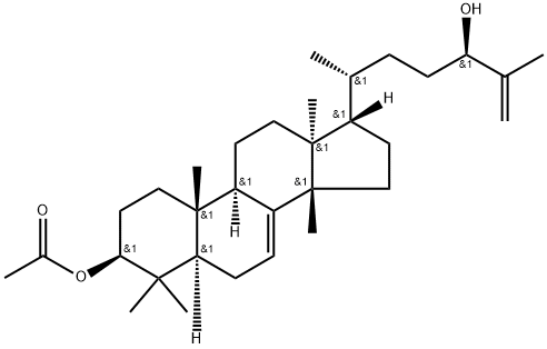 3Β-乙酰氧基-7,25-甘遂二烯-24(R)-醇, 1352001-09-2, 结构式