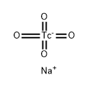 sodium technetate Structure