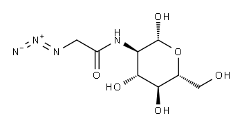 2-[(2-Azidoacetyl) amino] -2-deoxy-D-glu- copyranose, 1384117-59-2, 结构式