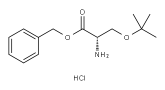 O-叔丁基-苄酯-L-丝氨酸盐酸盐, 1401668-21-0, 结构式