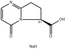 (6S)-4,6,7,8-四氢-4-氧代吡咯并[1,2-A]嘧啶-6-羧酸.钠盐, 1421271-01-3, 结构式