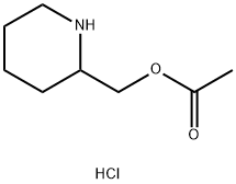 piperidin-2-ylmethyl acetate hydrochloride Structure