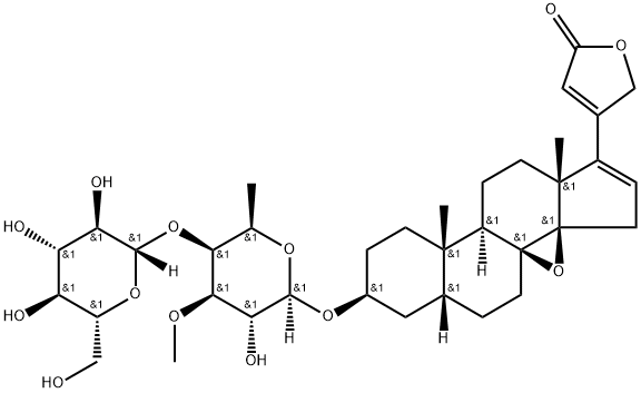 Dehydroadynerigenin glucosyldigitaloside Struktur
