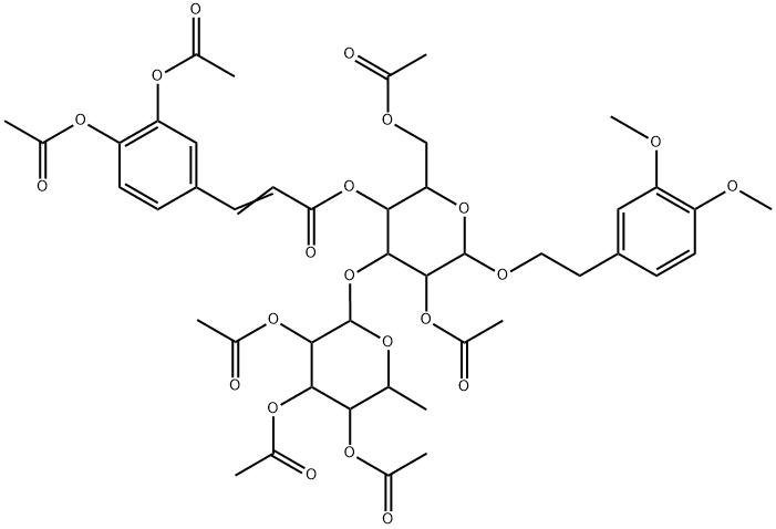 Brachyside heptaacetate Structure