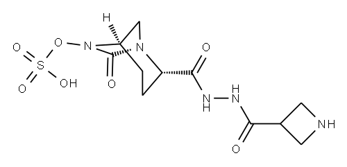 (2S,5R)-2-(2-(azetidine-3-carbonyl)hydrazine-1-carbonyl)-7-oxo-1,6-diazabicyclo[3.2.1]octan-6-yl hydrogen sulfate