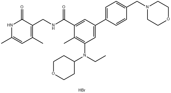 Tazemetostat hydrobromide (JAN/USAN) Structure