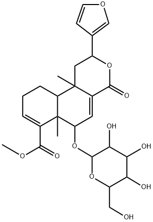 BORAPETOSIDE F, 151200-50-9, 结构式