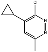 3-氯-4-环丙基-6-甲基哒嗪 结构式