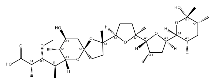 26-デオキシモネンシンB 化学構造式