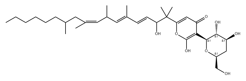 Deoxyfusapyrone 结构式