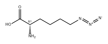 6-AZIDO-L-NORLEUCINE 结构式