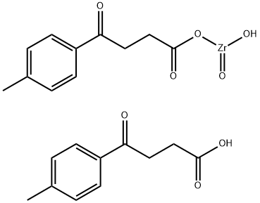 Zirconium, hydroxy(4-methyl-.gamma.-oxobenzenebutanoato-O.alpha.)oxo-, compd. with 4-methyl-.gamma.-oxobenzenebutanoic acid|