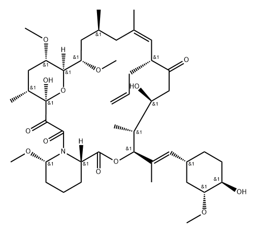 他克莫司杂质3, 161861-10-5, 结构式
