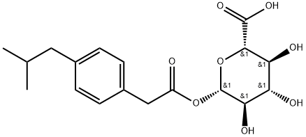 Ibufenac Acyl-β-D-Glucuronide Structure