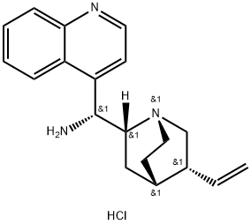 (9R)-6'-Cinchonan-9-amine Trihydrochloride Structure