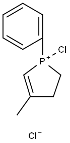 1H-Phospholium, 1-chloro-2,3-dihydro-4-methyl-1-phenyl-, chloride (1:1)