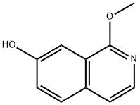 1-甲氧基异喹啉-7-醇, 1779893-52-5, 结构式