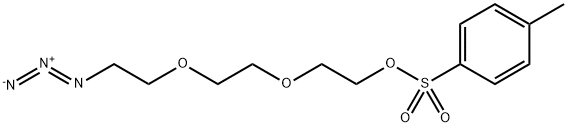 叠氮-三聚乙二醇-对甲基苯磺酰酯 结构式