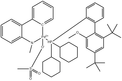 VPhos Pd G4, 1848244-57-4, 结构式