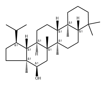 Lupan-16-ol, (16α)- (9CI) Structure