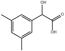 Benzeneacetic acid, α-hydroxy-3,5-dimethyl- Structure