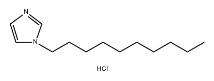 1-癸基咪唑氯盐 结构式