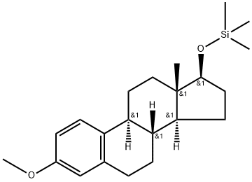 3-Methoxy-17β-(trimethylsiloxy)-1,3,5(10)-estratriene 结构式