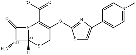 7 β - aMino - 3 - [4 - pyridyl - 2 - thiazole sulfur radical ] - 3 - cepheM - 4 - carboxylic acid Struktur