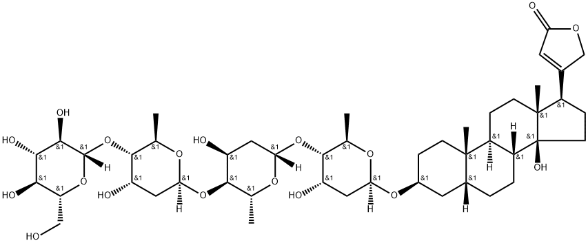 deacetyllanatoside A Structure