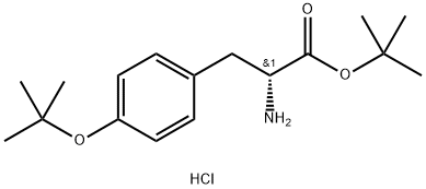 H-D-Tyr(tBu)-OtBu·HCl 结构式