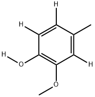 2-Methoxy-4-Methylphenol--d3,OD Structure